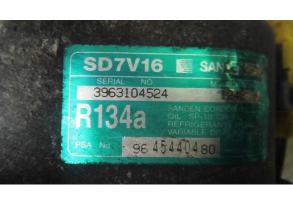 Компресор кондиціонера Peugeot, Citroen, SD7V16 SANDEN, 9645440480, 9659232180, 6453NK, 9686061780